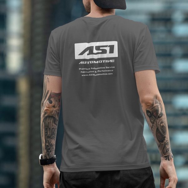 AS1 Shirt Charcoal Back